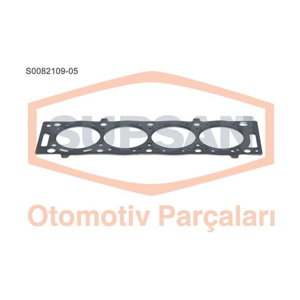 SUPSAN S0082109-5 Silindir Kapak Contası 5 Çentık 307 308 407 Partner / C3 C4 C5 Berlingo / Cmax Fie