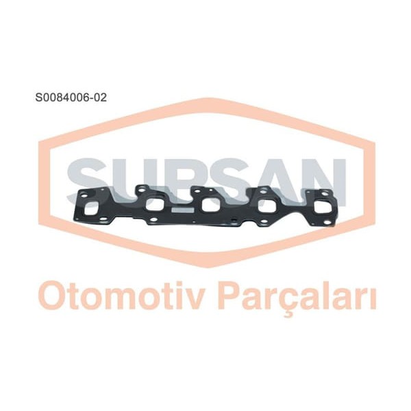 SUPSAN S0084006-2 Manifold Contası Egzoz Palio Albea Doblo / Astra Corsa 1.3 Jtd 16V Çelık 