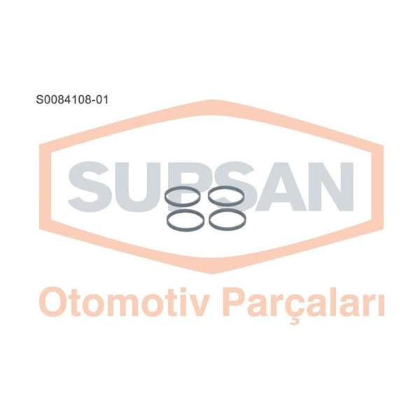 SUPSAN S0084108-1 Manifold Contası Emme 206 306 307 407 Partner / Xsara C2 C3 C4 1.6 16V Tu5Jp4 Eng. 