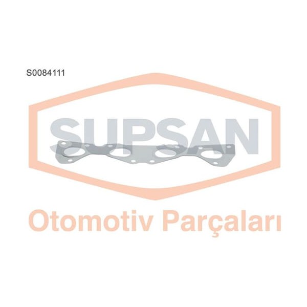 SUPSAN S0084111 Manifold Contası Egzoz 206 207 306 307 407 1007 Partner / Xsara C2 C3 C4 1.4 16V 88H