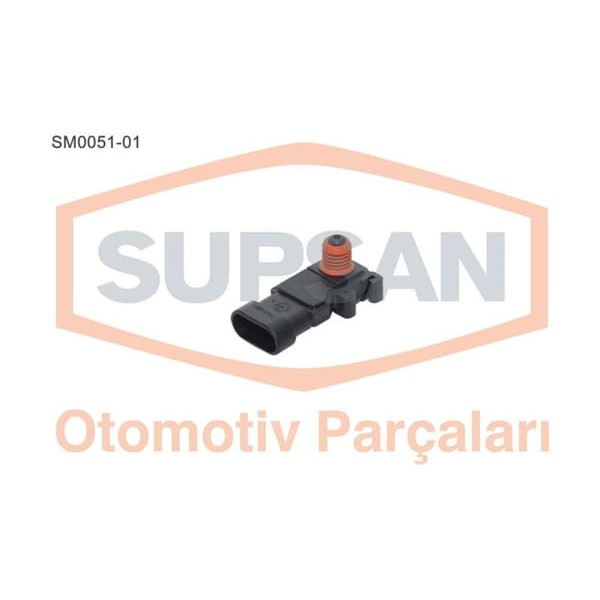 SUPSAN SM0051-1 Sensör Map Opel Astra-G-H Zafira-A Z16Se-Z16Xep-Z16Xe1-Z16Yng - Corsa-C 1.6 16V Z14X