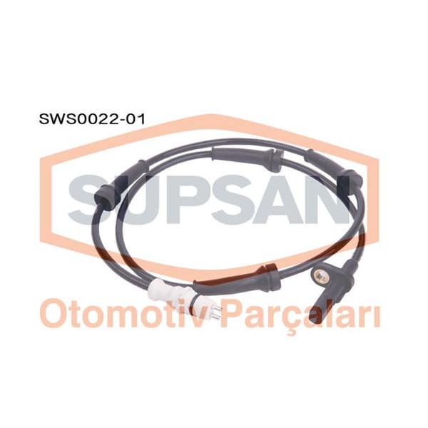 SUPSAN SWS0022-1 Sensör Abs Renault Trafic II 1.9 Dci Eng. F9Q762 - 2.0 16V Eng. F4R720-820 - 2.0DCI 