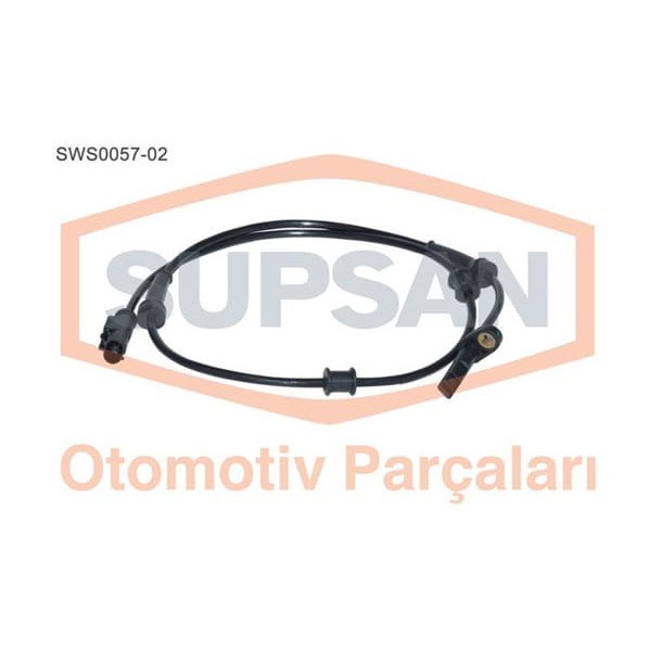 SUPSAN SWS0057-2 Sensör Abs Fiat Ducato 2.0 Jtd 250 A1.000 - 2.2 4Hv - 2.3 Jtd F1Ae3481D/E/G-F1Ce348