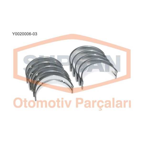 SUPSAN Y0020006-3 Ana Yatak 0.30 Albea Doblo Fiorino Punto / Astra Corsa Combo 1.3 Jtd 1.3 Cdtı 16V