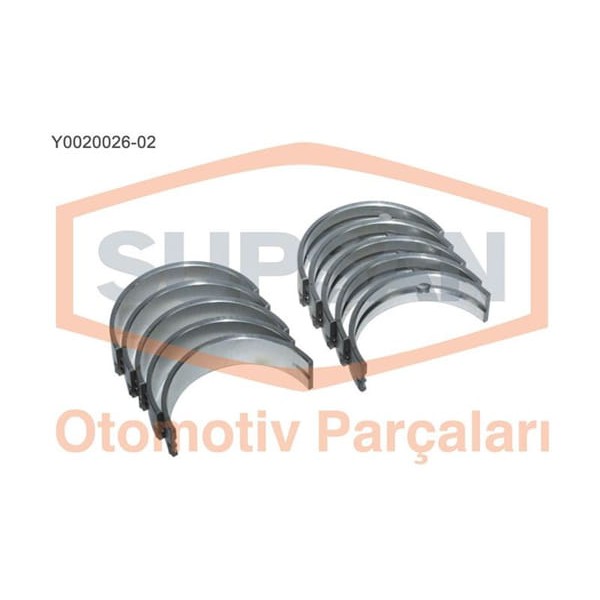 SUPSAN Y0020026-2 Ana Yatak 0.50 Astra Vectra Corsa C Kadett 1.7 TDI 16V Y17Dt