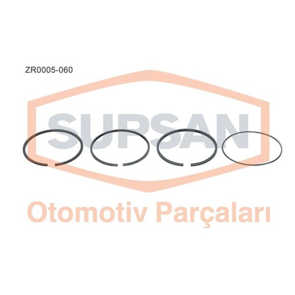 SUPSAN ZR0005-60 Segman Ford Focus 1.6 TDCI Duratorq 16V Eng. Dv6 109Bg 2003 - ..