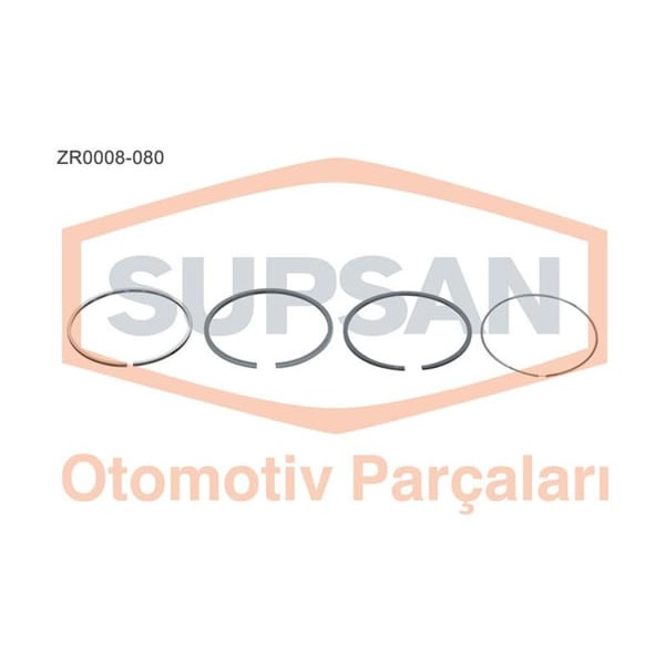 SUPSAN ZR0008-80 Segman Fiat Doblo. Palio. Albea. Punto 1.3 Multijet 16 V / 1.3 Jtd 16V Eng. 188 A9.