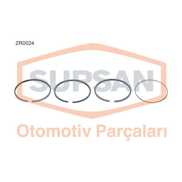 SUPSAN ZR0024 Segman Ford Fiesta / Fusion 1.4 TDCI Duratorq 8V Eng. Dv4 68Bg 2002