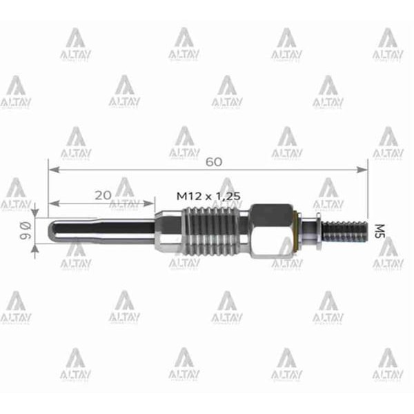 SVAC SV004 Isıtma Kızdırma Bujisi Tata Telcolıne Transporter T4 2.4 Gx59 