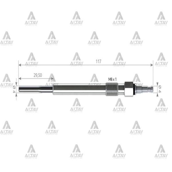 SVAC SV005 Isıtma Kızdırma Bujisi Golf V Jetta Passat / A3 2.0 TDI Bkp Bkd 