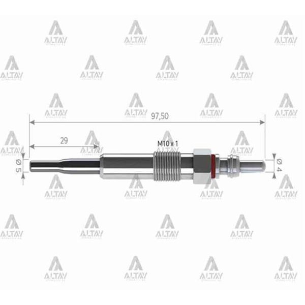 SVAC SV010 Isıtma Kızdırma Bujisi 5V Skoda Gx2097 N10591603 