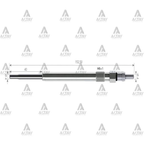 SVAC SV042 Isıtma Kızdırma Bujisi Tata Xenon Iveco Gx4153 