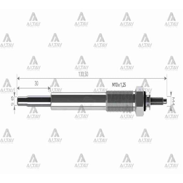 SVAC SV051 Isıtma Kızdırma Bujisi Accent Era 06- İ20 İ30 Ceed Gj1135Kı 36710-2A100