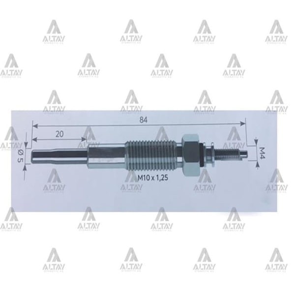 SVAC SV057 Isıtma Kızdırma Bujisi Besta Mazda Ok04S-18140A Isbora Gj131Ma