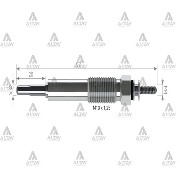 SVAC SV070 Isıtma Kızdırma Bujisi Canter 304 444 Gj54Mı