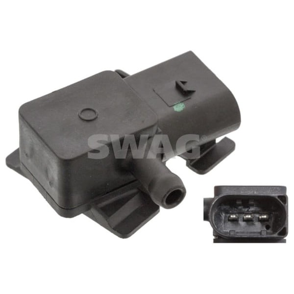 SWAG 20947155 Egzoz Basınç Sensörü 09- 1-Seri (E81-E87-F20-F21) 3-Seri (E90-E91-F30-F80) 5-Seri (E60 