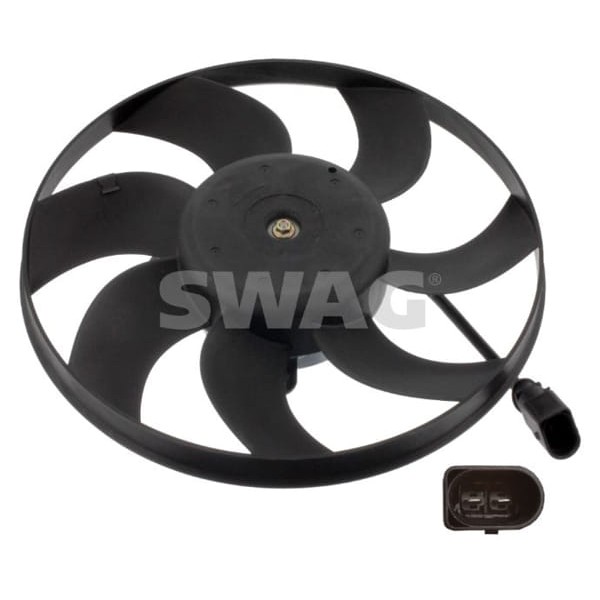 SWAG 30939164 Fan Motoru 295Mm Caddy Golf Passat Octavia 04-07 