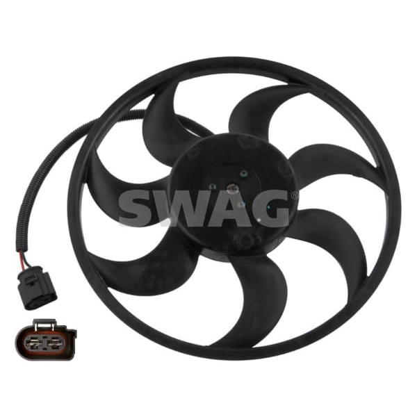 SWAG 30940636 Fan Motoru Transporter T5 1.9TDI 2.5TDI Büyük Olan 450W 420Mm Axb Axc Axd 03-10 