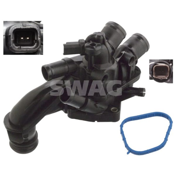 SWAG 62107987 Termostat Komple 207/308/C4 43983 07- FEBI 107987 