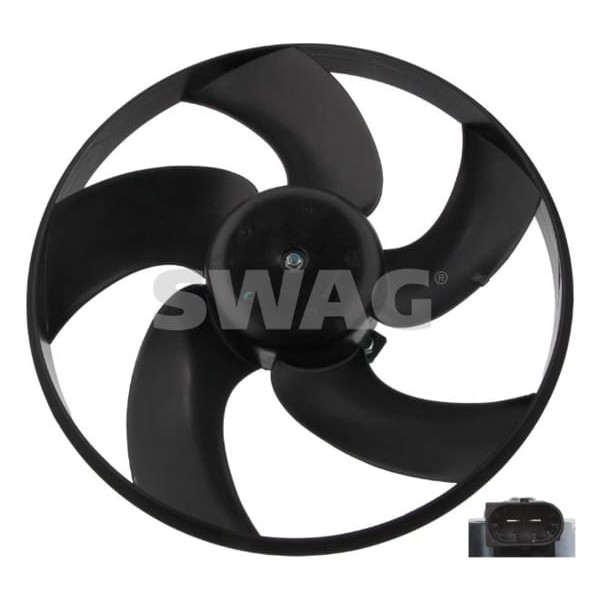 SWAG 62940638 Fan Motoru 206 1.4HDI 206 1.4 16V Et3J4 206 Gtı 2.0 16V 206 - T3E Plus Klimasız 100W 