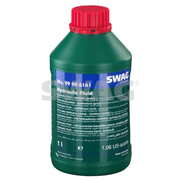 SWAG 99906161 Hidrolik Yağ Merkezi Hidrolik. Hidrolik Direksiyon Ve Seviye Ayarı İçin Yeşil 12×1 Lt