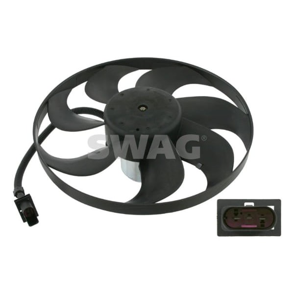 SWAG 99914742 Fan Motoru 250 80W 350Mm A3 Tt Arosa Ibiza IV Leon Toledo II Skoda Fabia Octavia Bora 