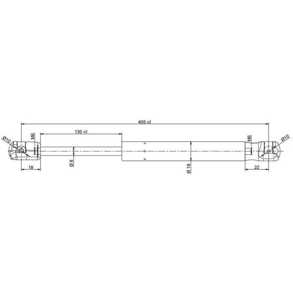 TUFF SUPPORT 613442 Bagaj Amortisörü Duster 11- 