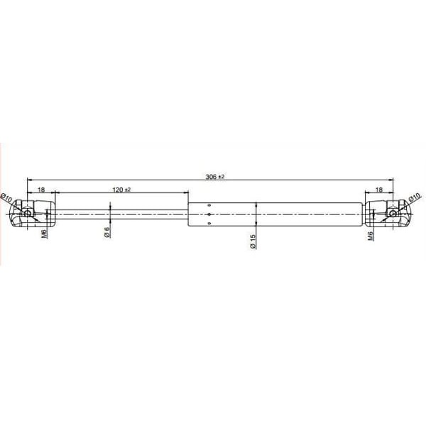 TUFF SUPPORT 613927 Bagaj Amortisörü Vectra B 