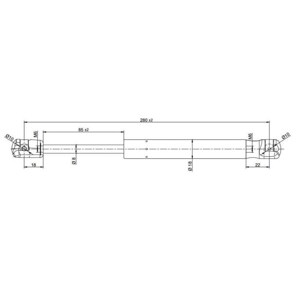 TUFF SUPPORT 614150 Bagaj Amortisörü Focus 05-13 Sedan 