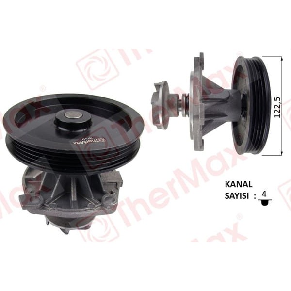 THERMAX T01.117 Devirdaim Su Pompası Tempra Tipo Uno 70 1.4 