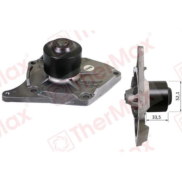 THERMAX T01.122 Devirdaim Su Pompası CLIO II 01- Megane II 03- Kangoo 01-Modus 04-Fluence Micra III 