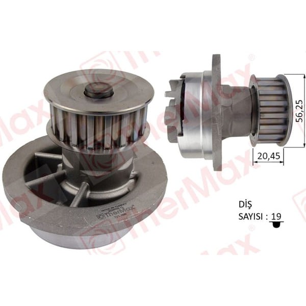 THERMAX T01.160 Devirdaim Astra F Vectra A Corsa A B Combo 94-01 1.2 1.4 1.6 Pa442