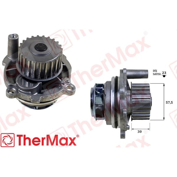 THERMAX T01.166 Devirdaim Golf IV V 05-Jetta Passat 06-10 -A3 03-A4 00-10 Octavia 1.6 2.0Fsı Akl Bfq 