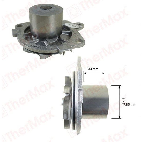 THERMAX T01.170 Devirdaim Su Pompası Doblo Marea Bravo Stilo / Astra H Vectra C Insignia 1.9 Cdtı 1. 