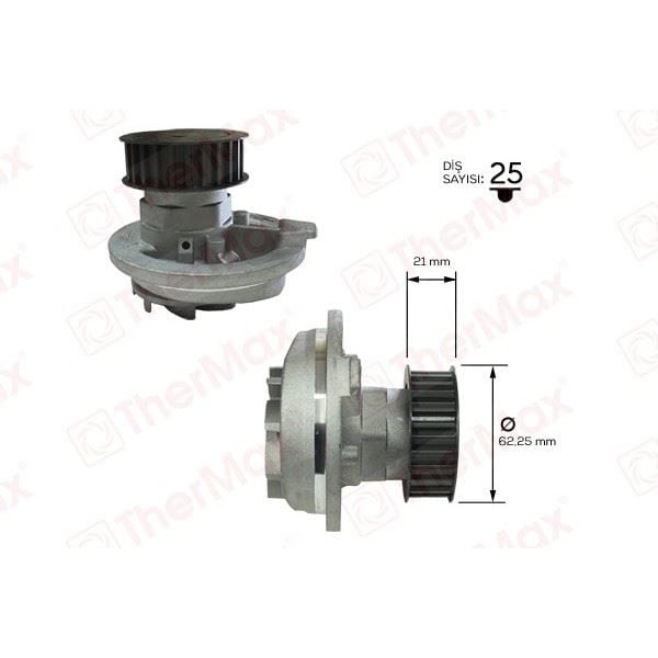 THERMAX T01.172 Devirdaim Astra F Vectra A Omega A 1.8 2.0 95-98 -Frontera Pa577 