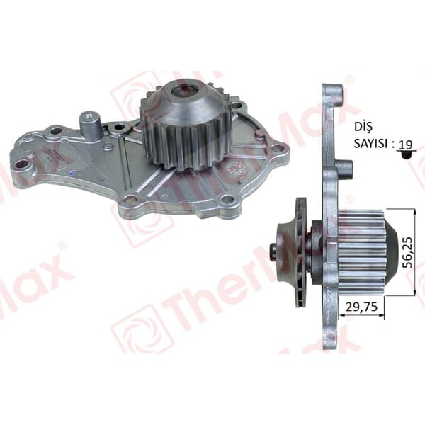 THERMAX T01.182 Devirdaim Partner Tepee Berlingo 207-307-407 C3 C4 C5 Focus Fiesta Scudo 1.6HDI TDCI 