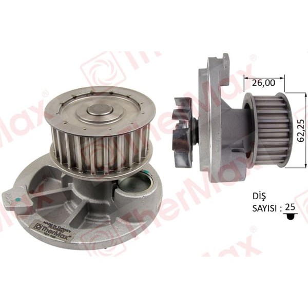 THERMAX T01.198 Devirdaim Vectra B A Astra G 02-05 Astra H 04-Omega B Zafira Captiva Lacetti 2.0×20X 