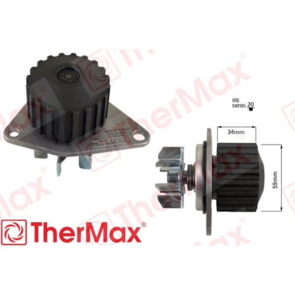 THERMAX T01.218 Devirdaim P106 I-Iı-206-Partner-Berlingo-C15-Saxo-Xsara 96- 1.4(Pa628) (T) 