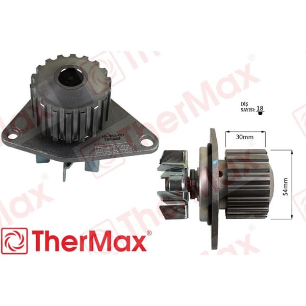 THERMAX T01.228 Devirdaim C2-C3-C4-206-207-307 1.4 16V(Pa941) 