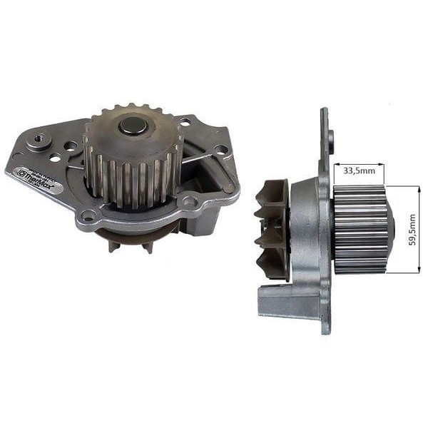 THERMAX T01.304 Su Pompası Psa Bx 1.7 1.9 Zx 205 C15 Xantıa 1.9 306 1.8 