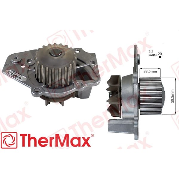THERMAX T01304 Devirdaim Psa Bx 1.7 1.9 Zx 205 C15 Xantıa 1.9 306 1.8