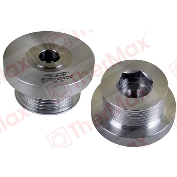 THERMAX T03.105 Alternatör Kasnağı CLIO II Megane Kangoo Scenic K4M K4J K9K F4P 6 Kanal Rulmansız - 