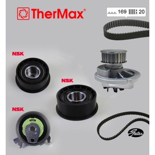 THERMAX T15.161 Triger Eksantrik Gergi Seti Devirdaimlı Astra F Corsa B Vectra B 1.4İ 1.6İ 1.8İ 16V 