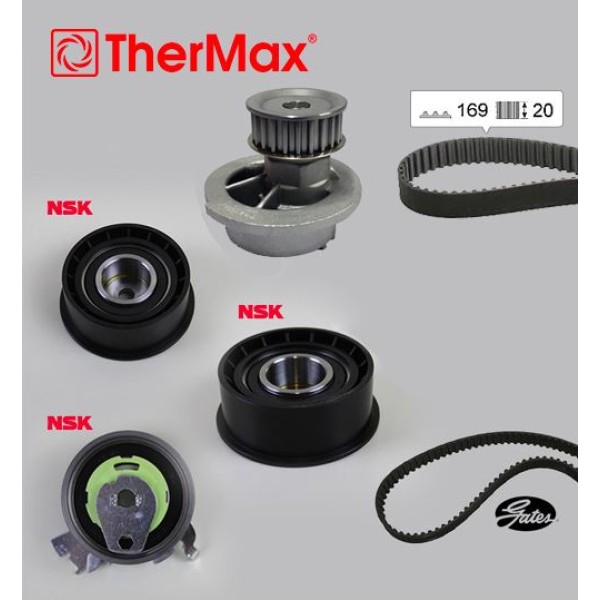 THERMAX T15.162 Triger Eksantrik Gergi Seti Devirdaimlı Astra F Vectra B 1.4İ 1.6İ 1.8İ Corsa B Zafi 