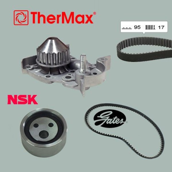 THERMAX T15.174 Triger Eksantrik Gergi Seti Devirdaimlı CLIO I 1.2 1.4 90-98 Megane I 1.4 1.6 96-99 