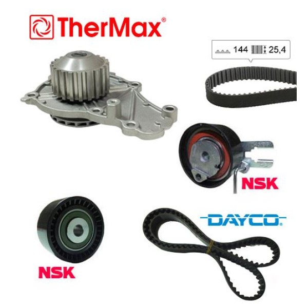 THERMAX T15.180 Triger Eksantrik Gergi Seti Devirdaimlı 144×254 206 307 Bipper C1 C2 C3 Nemo Fiesta