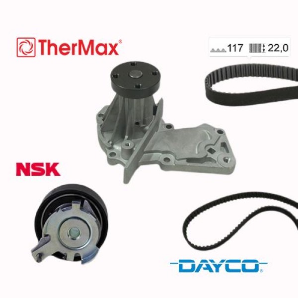 THERMAX T15.209 Triger Eksantrik Gergi Seti Devirdaimlı Fiesta V VI 01-Cmax 07-Focus II 04-Fusion 02