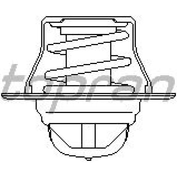 TOPRAN 100957001 Termostat 87C (Vw: Polo Clasıc 1.6 Akl - Golf IV - Bora - Passat)