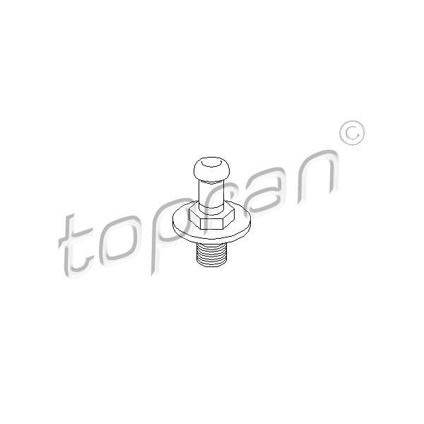 TOPRAN 103542001 755 Kapı Kilit Karşılığı Pullu Tip Golf II-Jetta II-Passat-Polo-Audi 80-100