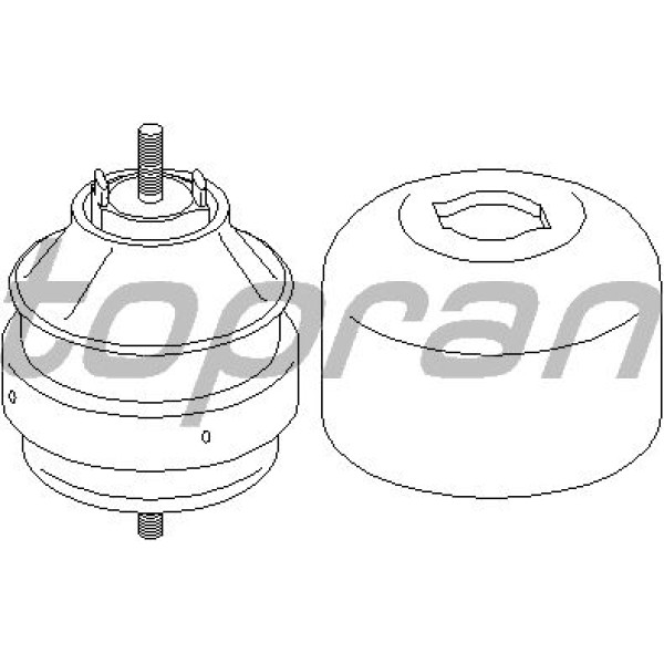 TOPRAN 104425001 Sağ Motor Kulağı (VW Passat 97-05  Audi A4 95-01  A6 98-05) Ahu-Afn-Avg